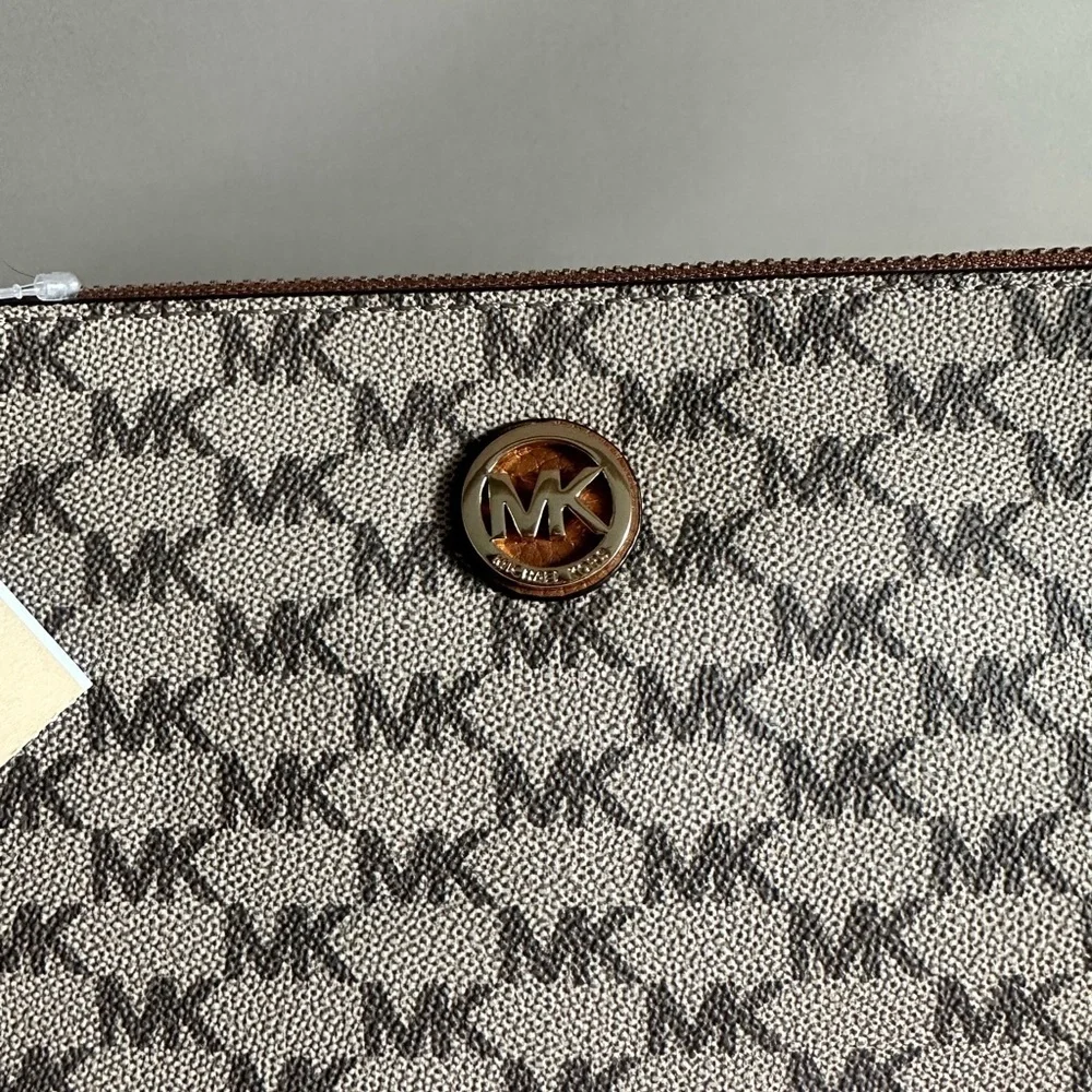 Michael Kors Monogrammed Wristlet - Picture 4 of 8